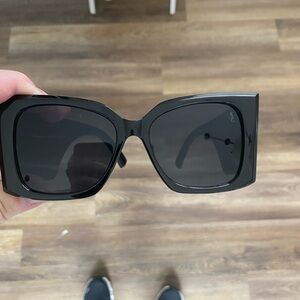 Yves Saint Laurent Black Square Sunglasses